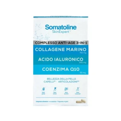 SOMATOLINE COMPLESSO ANTI AGE 3IN1 PELLE CAPELLI ARTICOLAZIONI 60 COMPRESSE