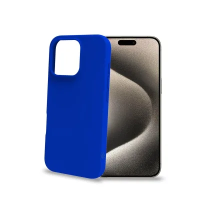 CELLY CROMO COVER IPHONE 16 PRO BLUE CROMO1079BL