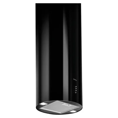 Elica Cappa a isola TUBE PRO ISLAND BL MAT/A/43 PRF0090717B finitura nero effetto soft touch da Ø43 cm