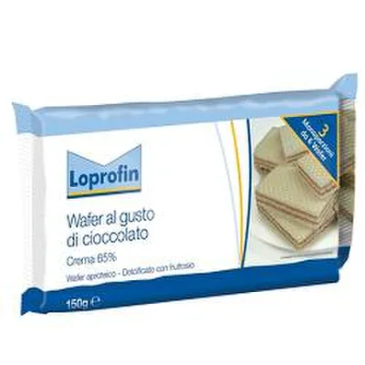 Loprofin Wafers Al Cioccolato Croccanti Cialde Senza Glutine 150G