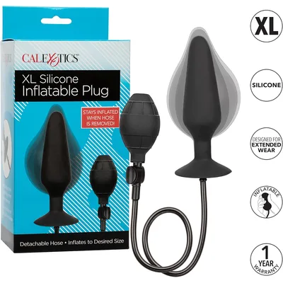 Plug anale XL gonfiabile pesante indossabile stimolatore prostata extra Grande Calexotics