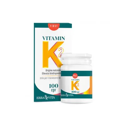 Erba Vita Vitamina K2 Integratore ossa 100 compresse