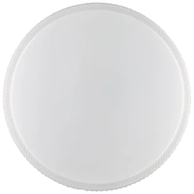 Plafoniera rotonda in acrilico bianco, funzione Wi-Fi, 1 LED 66W, CCT, 76.5x76.5cm