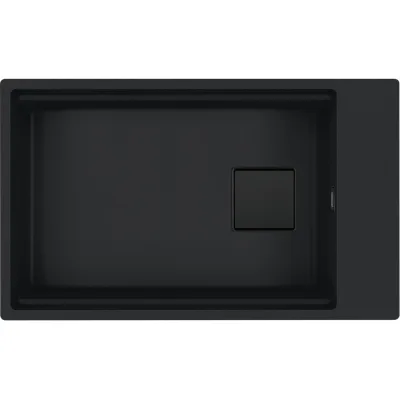 PRONTA CONSEGNA - Franke: Lavello una vasca Vasche Sottotop Kubus 2 KNG 110-62 125.0718.491 finitura black matt da 62x42 cm