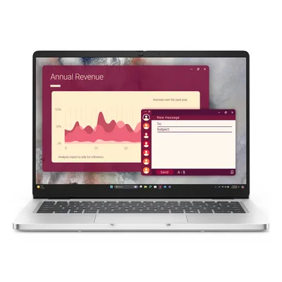 DELL PRO 14 PC14250 14" FULL HD+ INTEL CORE ULTRA 7 255U RAM 16GB-SSD 512GB NVMe-INTEL GRAPHICS-WI-FI 6E + GIGABIT LAN-WIN 11 PR
