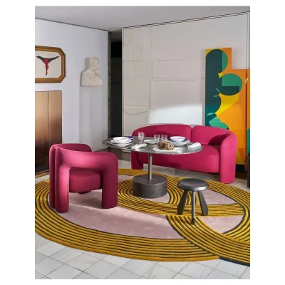 Cassina Divano 2 posti Dudet Sofa con rivestimento a scelta