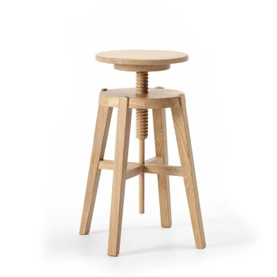 Altacorte Sgabello Move con struttura e seduta in legno