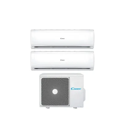 Climatizzatore Condizionatore Candy Dual Split Serie Pura  9000+9000 btu  Inverter con CY-2T14AOUT  Wi-Fi Integrato 9+9 A++/A+