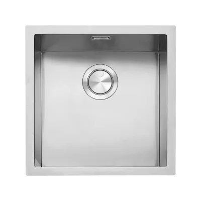 Barazza Lavello una vasca R12 1QR40I finitura inox satinato da 45.5x45.5 cm - IN PROMOZIONE FINO AL 6/07