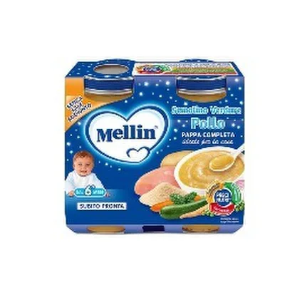 Mellin Omo Cena Pollo Verdure 2x200g