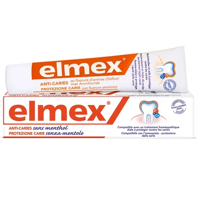 Elmex Senza Mentolo Dentifricio Anti-placca 75 ml