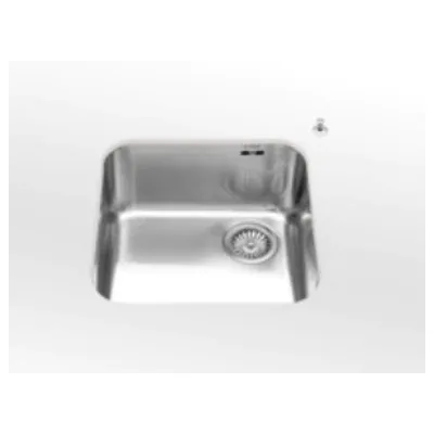 Alpes Vasca sottotop VS 40/40-D in acciaio inox da 45x45 cm