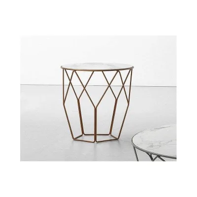 Bonaldo Tavolino Arbor con struttura in metallo e piano a scelta da Ø40 cm e h. 37 cm