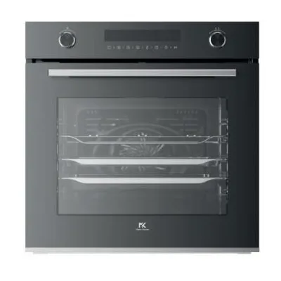 Master Kitchen Forno multifunzione da incasso OMK 13K2T SP BK finitura vetro nero da 60 cm