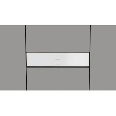 Fulgor Cassetto sottovuoto FVSD 150 TC WH finitura vetro bianco da 60 cm