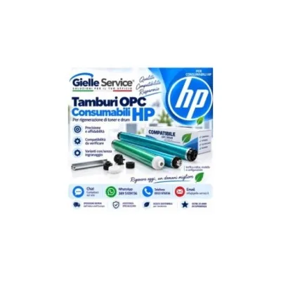Tamburo OPC compatibile HP – C8543X/CF325X/C8543X/CF325 – W/G LJ 9000/9040/9050; M806/M830 – ingranaggio nero
