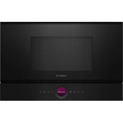 Bosch Forno microonde da incasso BFL7221B1 finitura nero da 60 cm - Serie 8