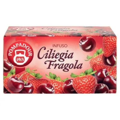 Pompadour Infuso Ciliegia Fragola Bustine 20X3 gr
