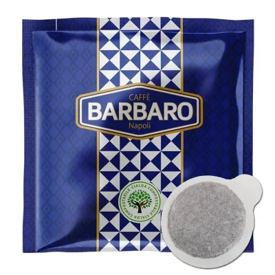 100 Cialde Caffè Barbaro Miscela Blu Ese 44 filtrocarta