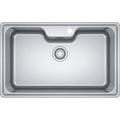 PRONTA CONSEGNA - Franke: Lavello una vasca Bell Incasso BCX 610-81 101.0693.352 finitura inox satinato da 81x51 cm