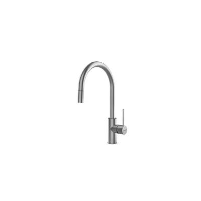 Foster Miscelatore monocomando con canna girevole ed estraibile 8467 100 finitura ottone satinato - IN PROMOZIONE FINO AL 30/06