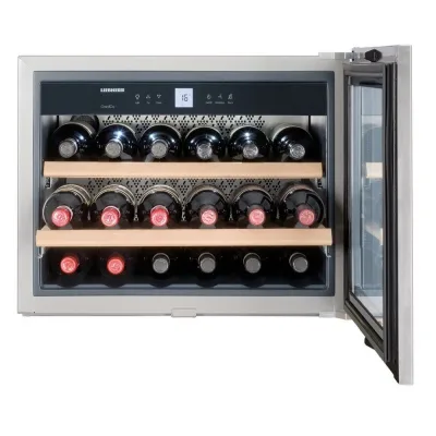 PRONTA CONSEGNA - Liebherr Cantina vino da incasso WKEes 553 con porta in vetro e telaio in acciaio da 59 cm - IN PROMOZIONE FINO AL 5/09
