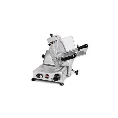 AFFETTATRICE A GRAVITÀ FAC S220 AF CE PROFESSIONALE (AFFILATOIO FISSO) POMOLI METALIZZATI