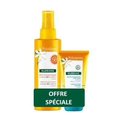 KLORANE KIT SPRAY SOLARE SPF50 + SHAMPOO DOCCIA