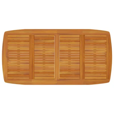 Rada Piana — Tavolo da giardino 200x100x75 cm, massello di acacia