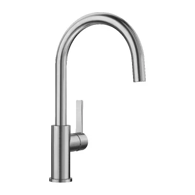 PRONTA CONSEGNA - Blanco Miscelatore monocomando CANDOR 1523120 finitura acciaio massiccio