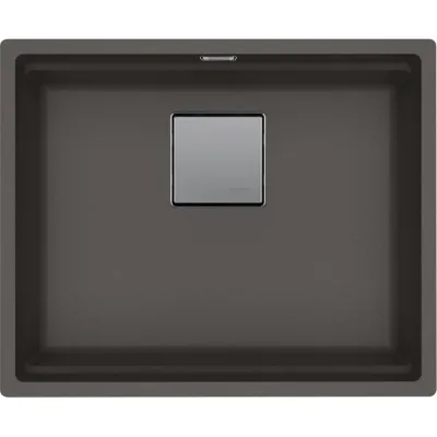 Franke: Lavello una vasca Vasche Sottotop Kubus 2 KNG 110-52 125.0714.193 finitura grigio ardesia da 52x42 cm