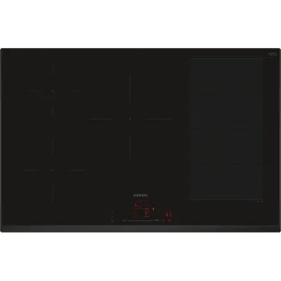 Siemens Piano cottura a induzione EX851HVC1E in vetroceramica nero da 80 cm - PROMOZIONE ATTIVA FINO AL 19/10
