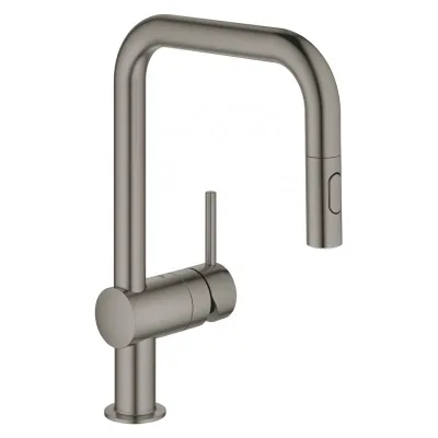 Grohe Miscelatore monocomando Minta 32322AL2 finitura grafite spazzolato