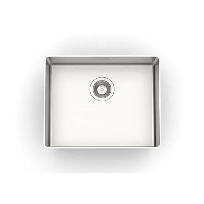 Foster Lavello una vasca 4350 001 finitura acciaio inox da 51.6x41.6 cm - IN PROMOZIONE FINO AL 30/06
