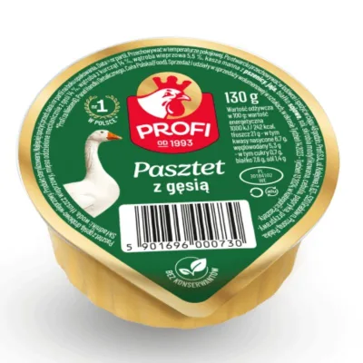 Profi Pasztet z Gęsią Delizia polacca cremosa e raffinata 130 g