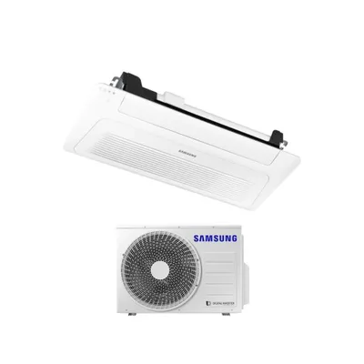 Climatizzatore Condizionatore Samsung A Cassetta 1 Via WindFree Slim 9000 Btu AC026RN1DKG Wi-Fi Optional Con Pannello Incluso