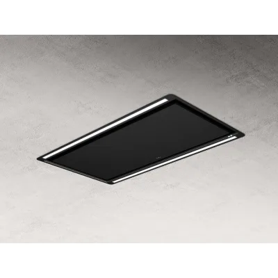 Elica Cappa a soffitto HILIGHT-X H16 BL MAT/A/100 PRF0173443A finitura nero effetto soft touch da 100 cm