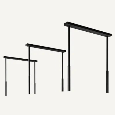 Falmec Kit 3 prolunghe tralicci KACL.748 HF finitura nero da h945 mm
