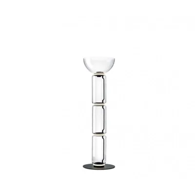 Flos Lampada da terra Noctambule Floor 3 High Cylinder Bowl Big Base finitura nero