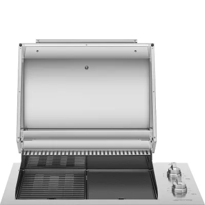 Smeg S Barbecue Outdoor elettrico da incasso BBQE90X finitura acciaio inox da 90 cm