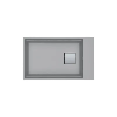 Franke: Lavello una vasca Vasche Kubus 2 Sottotop KNG 110-62 125.0529.855 finitura fragranite stone grey da 62x42 cm