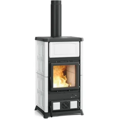 La Nordica Stufa a legna con sistema di recupero calore CONCITA.16 3000321 finitura bianco infinity