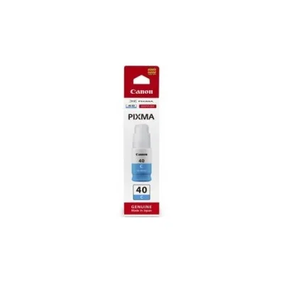 FLACONE INCHIOSTRO ORIGINALE CANON CIANO GI40 GI-40 C 3400C001 Pixma G5040