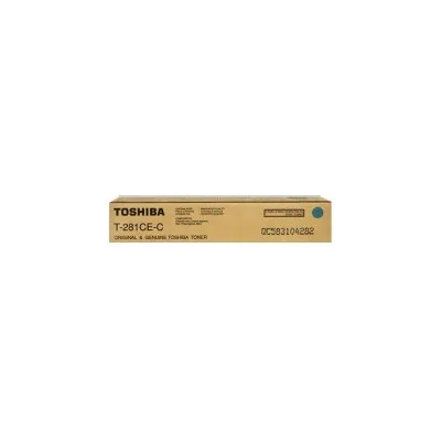 TONER ORIGINALE TOSHIBA 6AK00000046 T281CEC T-281CE-C CIANO E-STUDIO 281C 351C  451C 10K