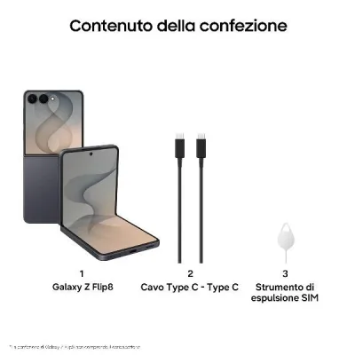 GALAXY FLIP8 12+256GB BLACK SM-F776BZKGEUE