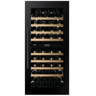 Dunavox Cantina vino da incasso PRIME-70 DVP-70.185DB finitura nero da 59 cm