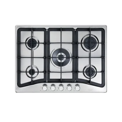 De Longhi Piano cottura a gas PFI 57 GH in acciaio inox da 68 cm