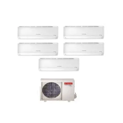Climatizzatore Condizionatore ARISTON Penta Split 9000+9000+12000+12000+12000 Btu Inverter Serie ALYS PLUS con PENTA 121 XD8C-O R-32 WI-FI OPTIONAL 9+9+12+12+12