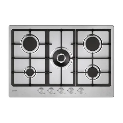Candy Piano cottura a gas CHG74WTX finitura acciaio inox da 75 cm