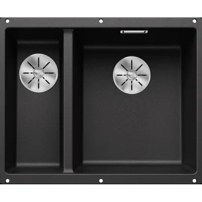 PRONTA CONSEGNA - Blanco | Lavello una vasca DX con vaschetta SUBLINE 340/160-U 1520402 finitura antracite da 55.5x46 cm - Sottotop